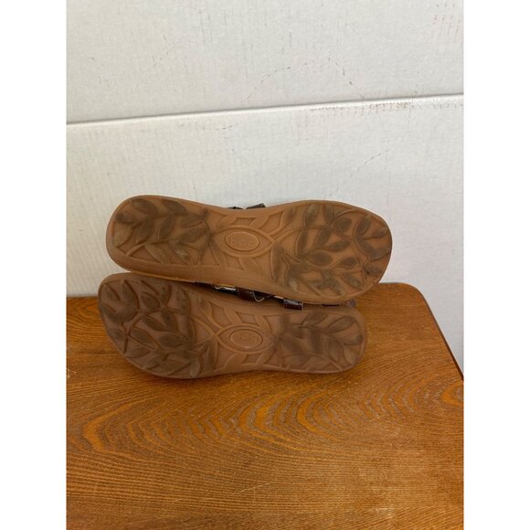B.O.C. By Born Women's Gladiator Strappy Flat Sandal Brown  Size 10  Sku 2903 - Picture 11 of 13